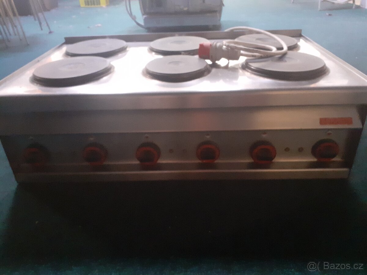 6 plotýnkový vařič - 2