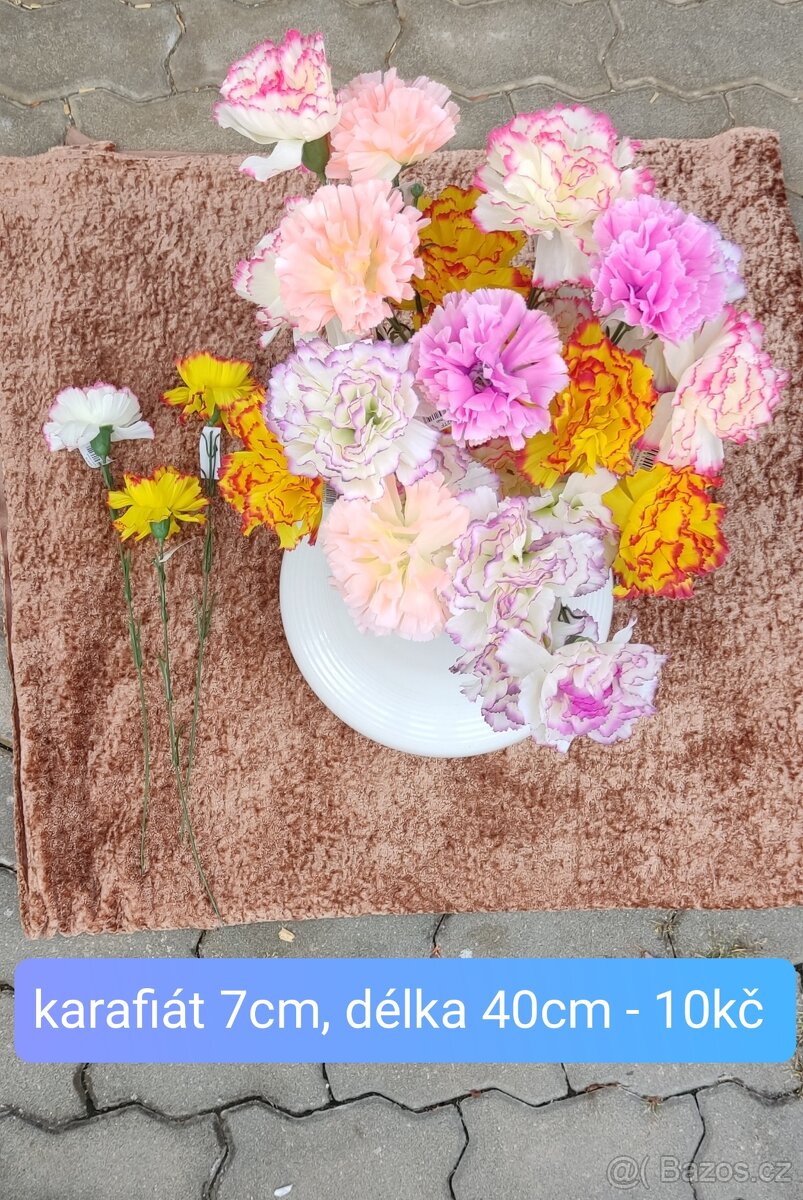 Umělé květiny - květiny do vazby - 2