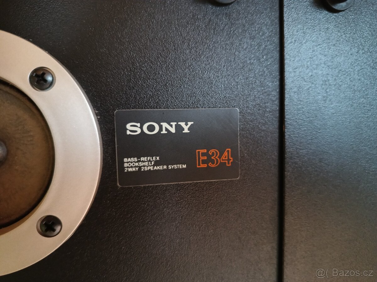 SONY E34 Vintage Speakers - 2