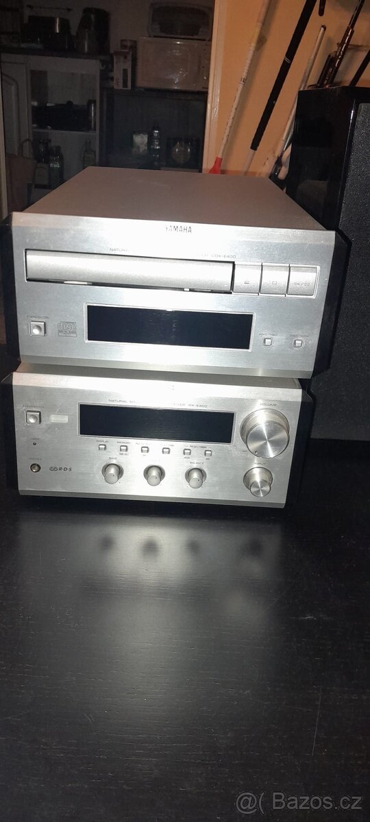 Systém Yamaha Pianocraft RX-E400 + CDX-E400 + 2xNX-E400 - 2