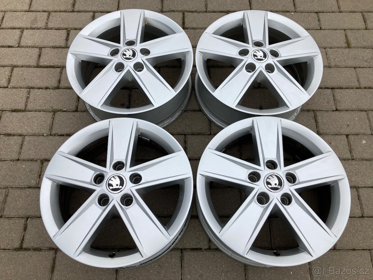 Disky 16” Škoda Octavia III 5x112 6jx16 ET48 typ Star - 2