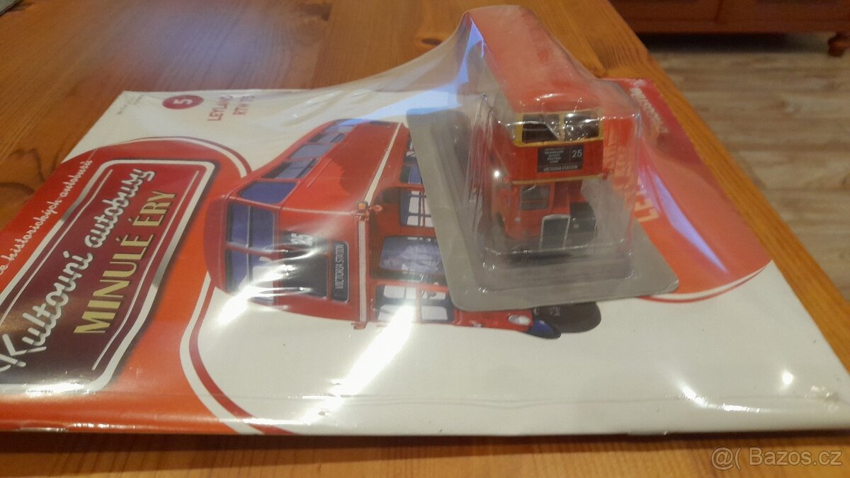 Dvojposchoďový autobus LEYLAND RTW 75 org.zabalený - 2