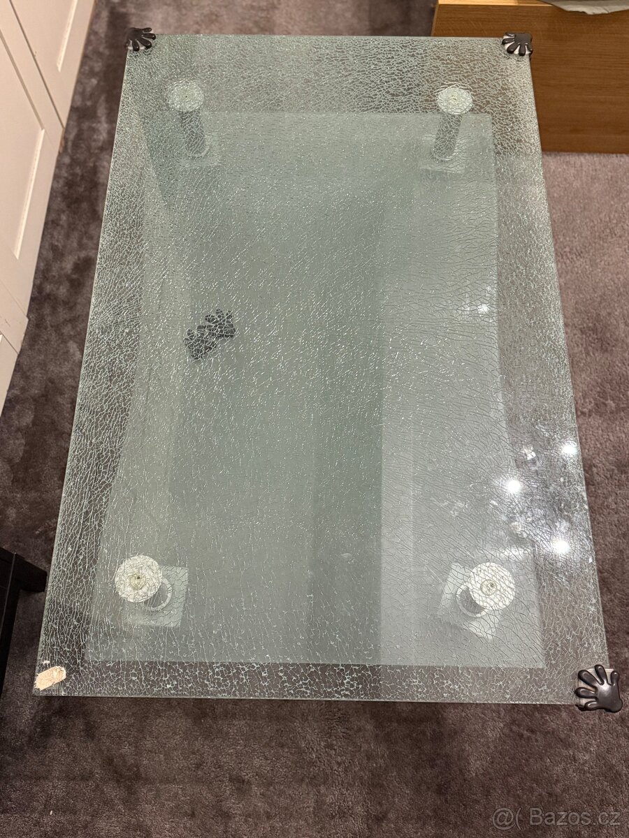 Skleněný konferenční stolek - 2