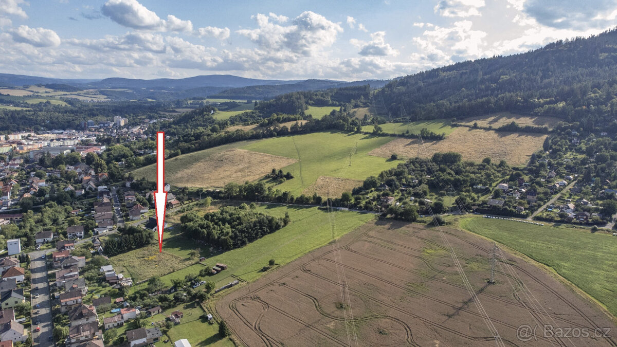 Prodej pozemku 1096 m2 v Sušici - 2