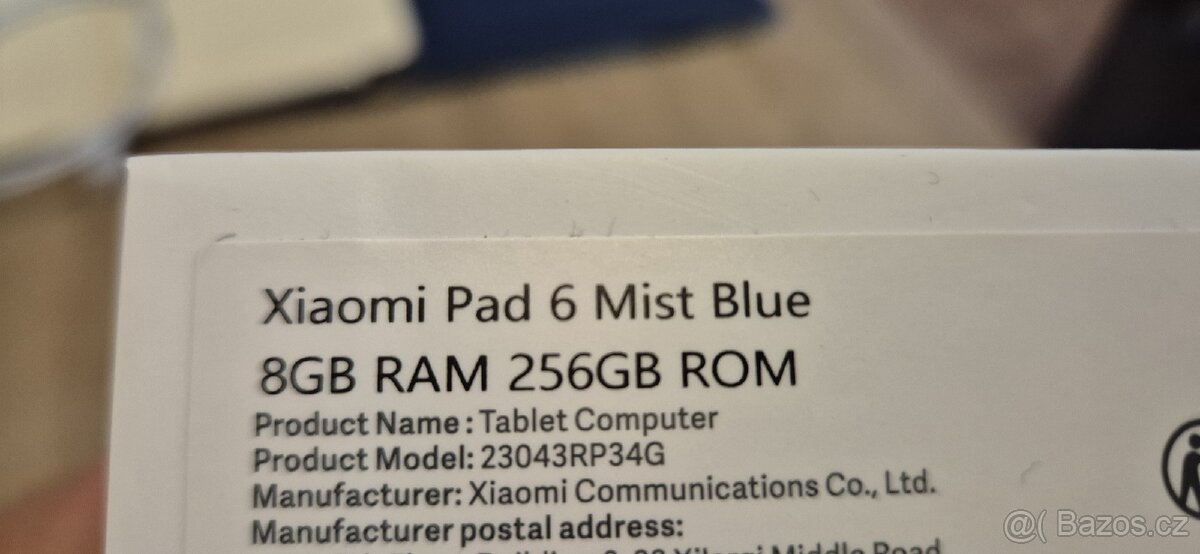 Tablet Xiaomi Pad 6 Blue ,8GB Ram/256Gb - 2