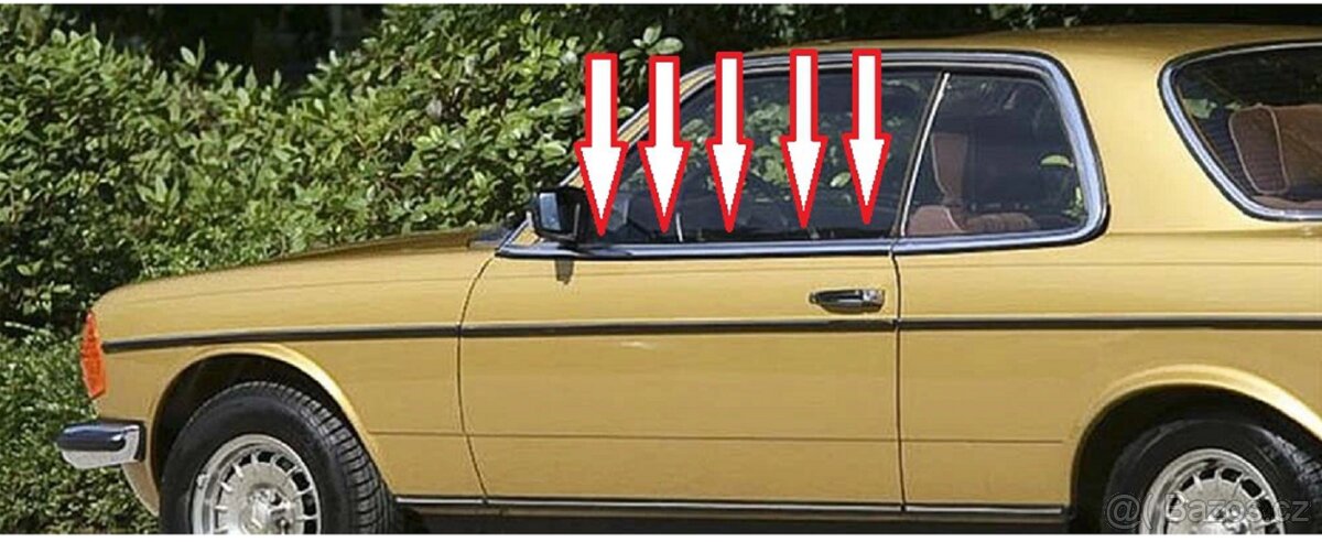 Mercedes W123 coupe sametky vnější - 2