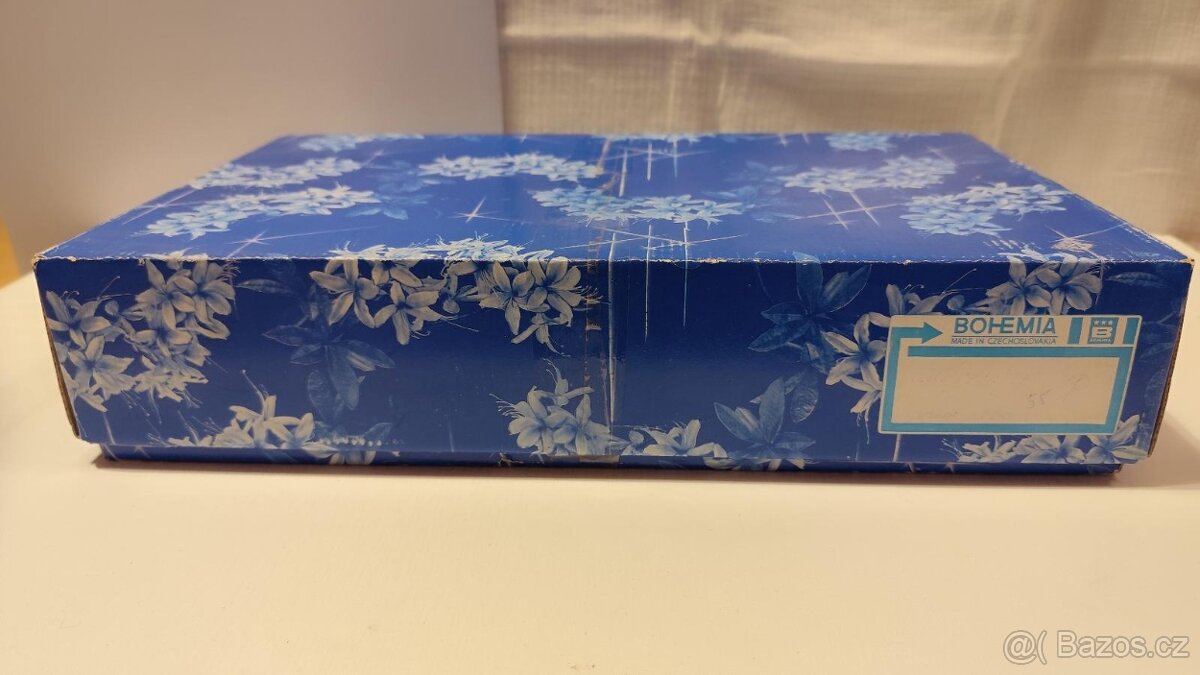 Vintage sklenice Bohemia crystal 6ks - nepoužité - 2