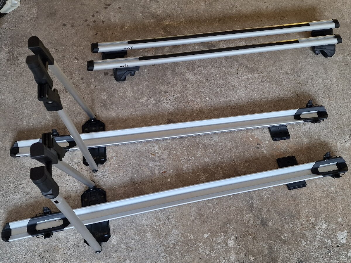 🛠 Střešní příčníky + 2× nosič kol HAKR - 2