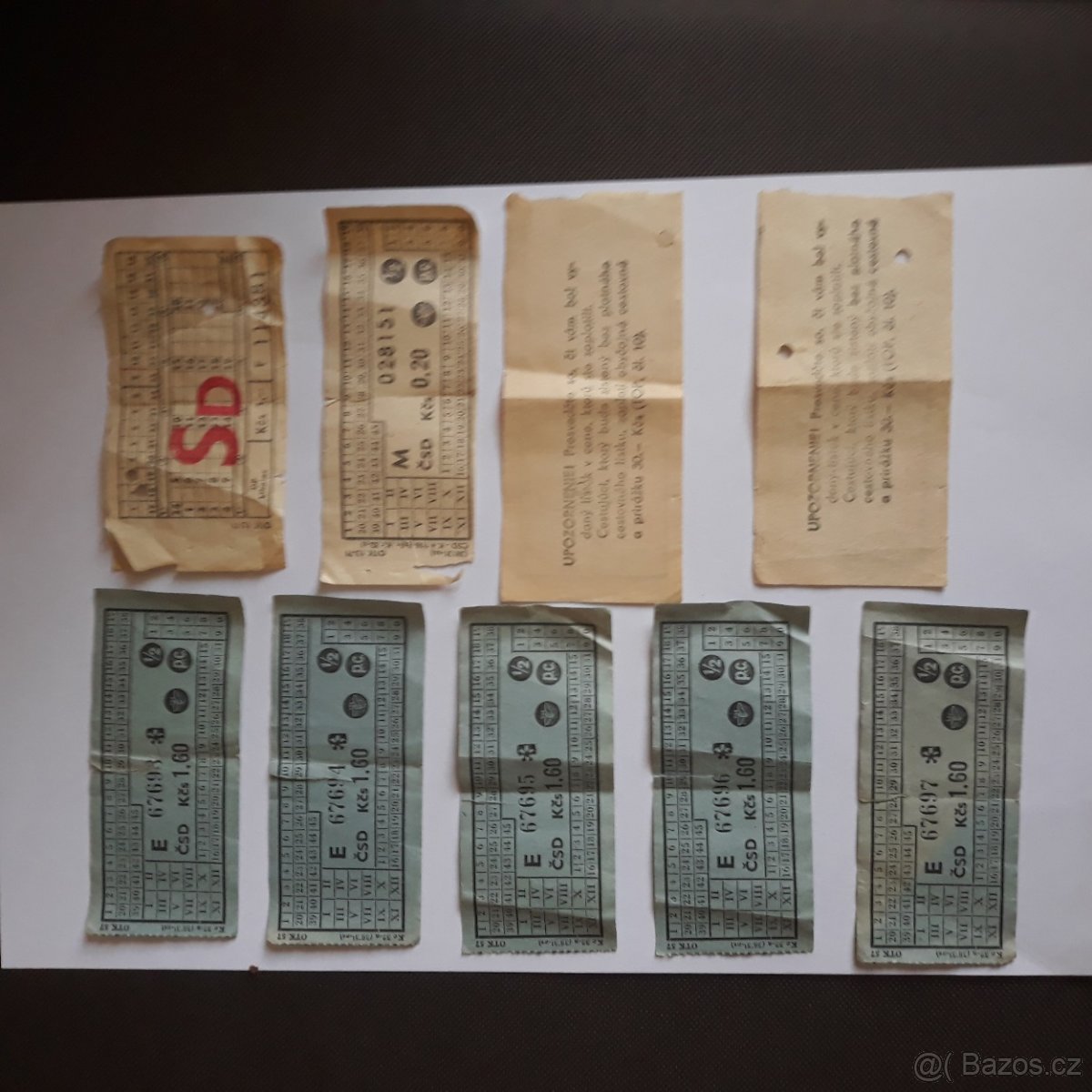 autobusové jízdenky - 2