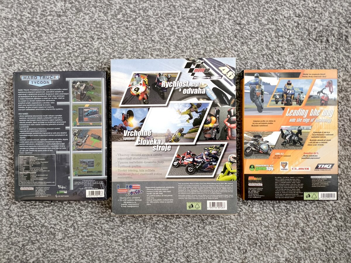 PC hry staršího vydání v super stavu 1 - 2