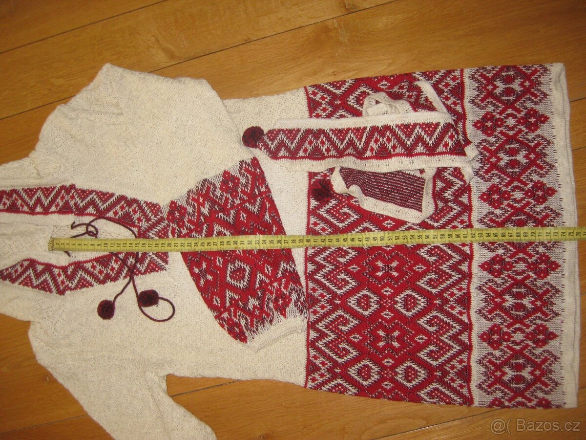 lněné pletené šaty- více vzorů, barev -vše NOVÉ - 2