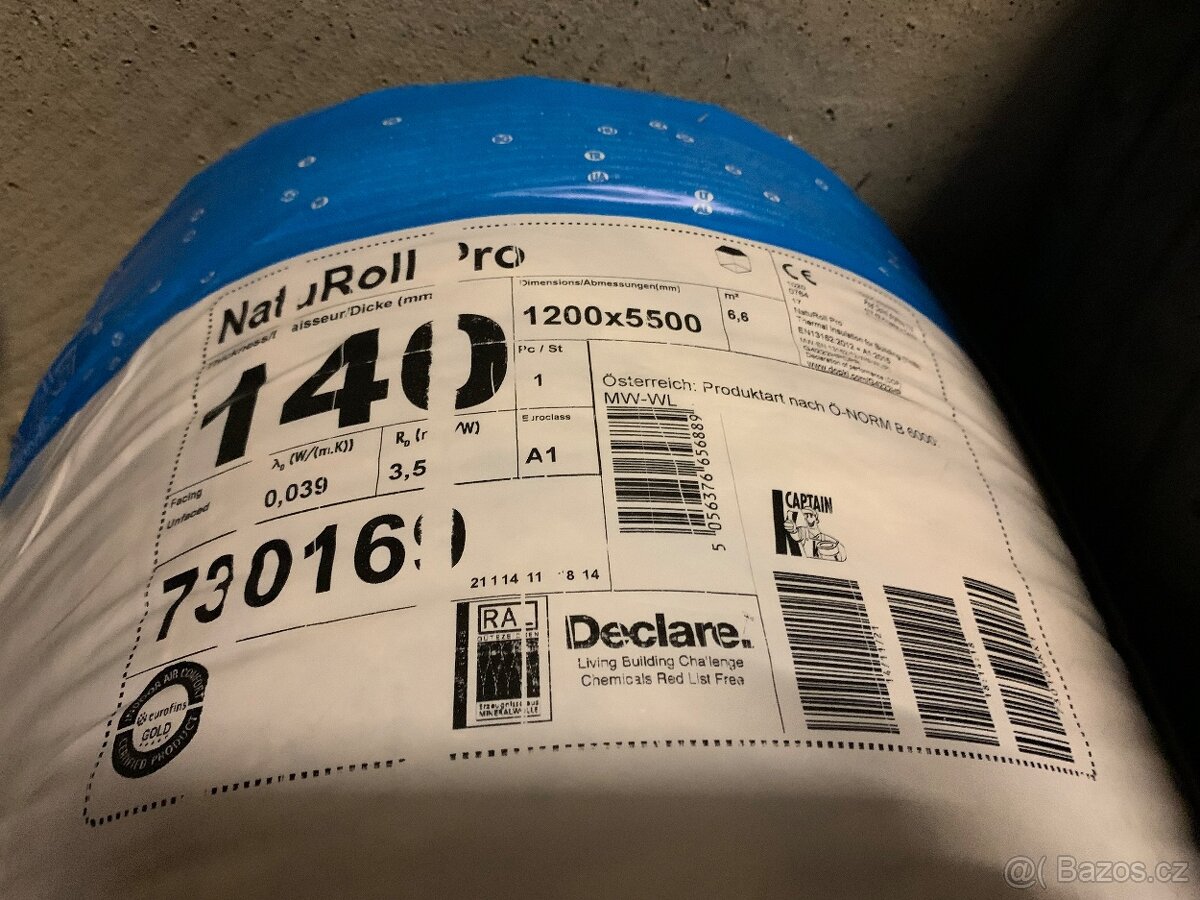 Izolace KNAUF Naturoll Pro 140 - 2