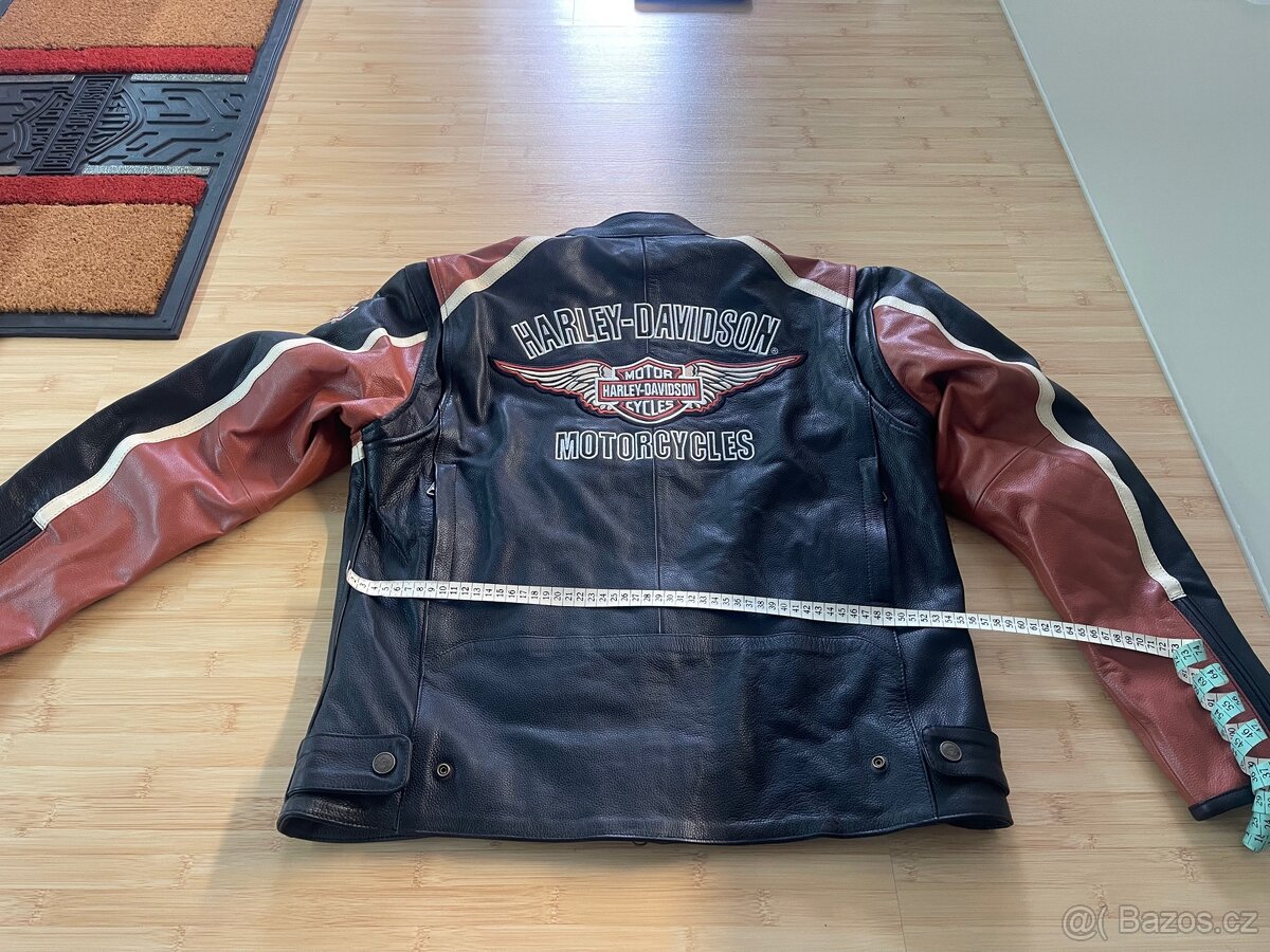 Nová kožená bunda Harley Davidson s visačkami - 2