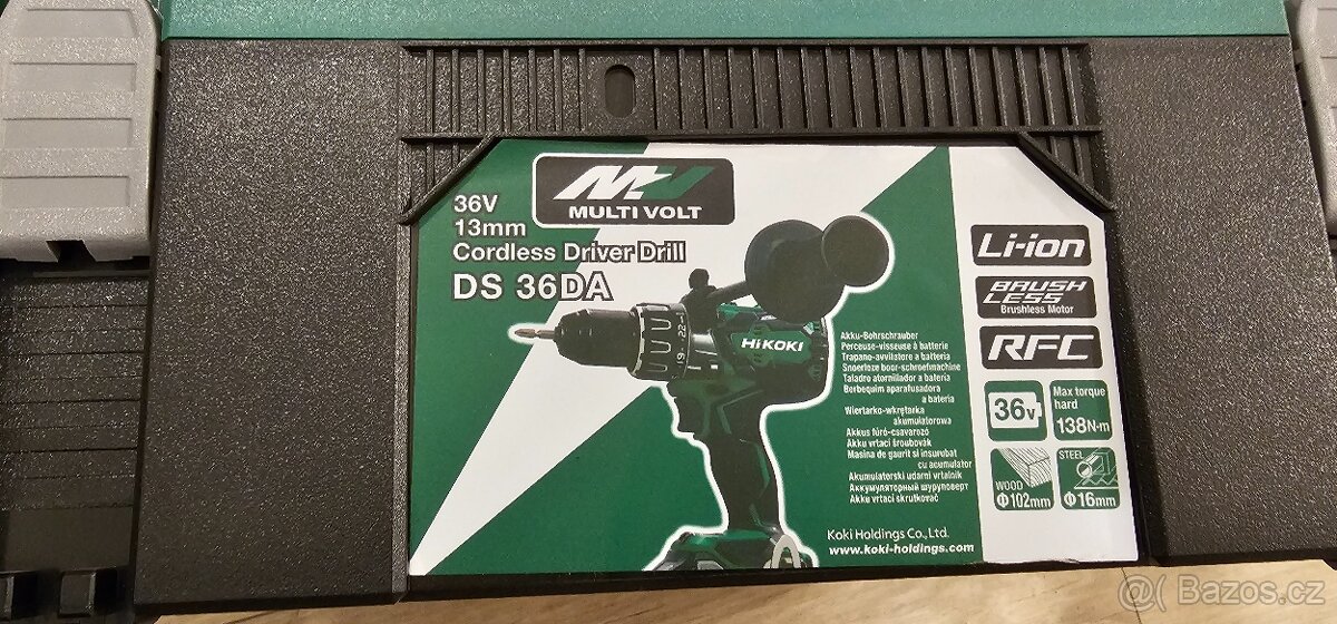 Nový AKU šroubovák Hikoki DS36DA - 2