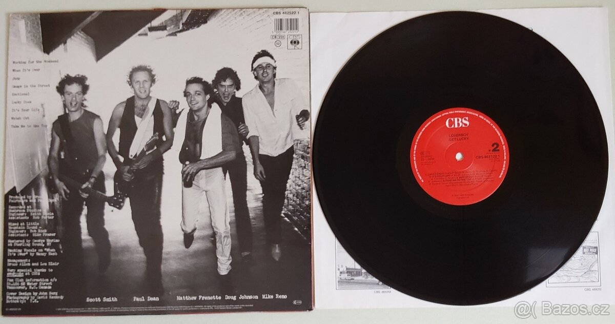 Prodám vinyl LP Loverboy - Get Lucky - 2