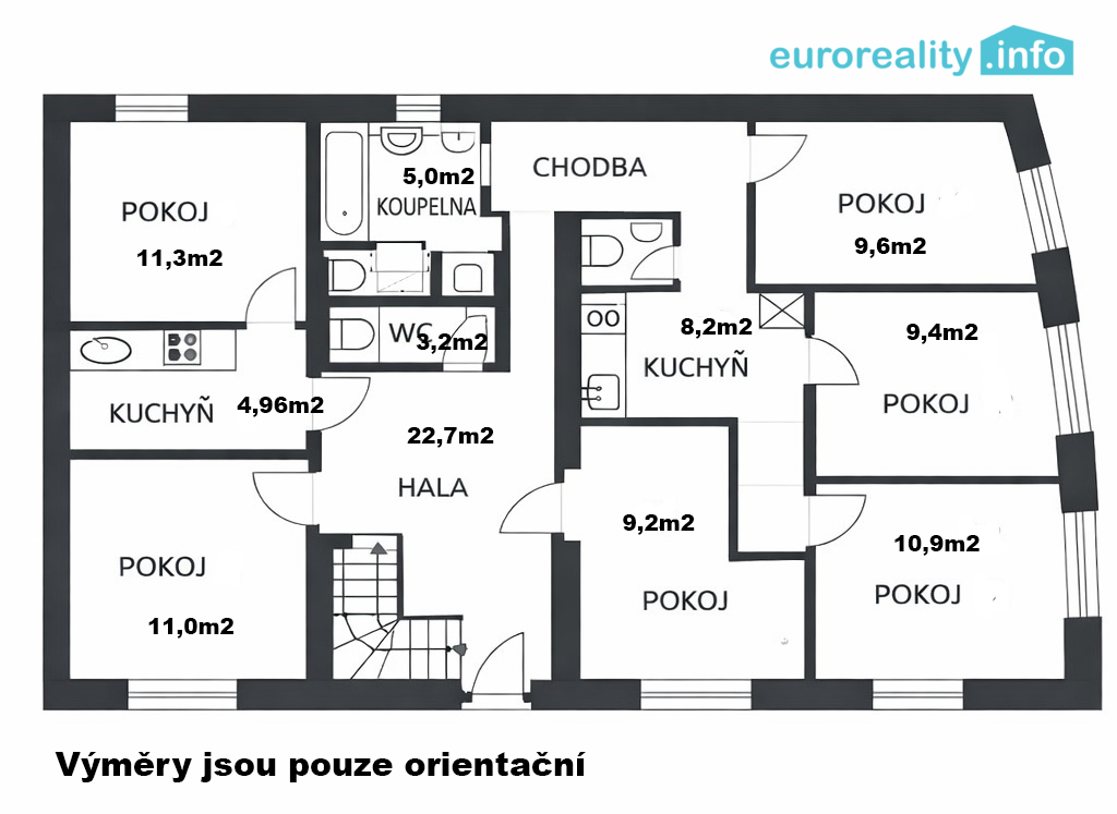 Prodej, rodinný dům, Úherce, ul. Náves - 2