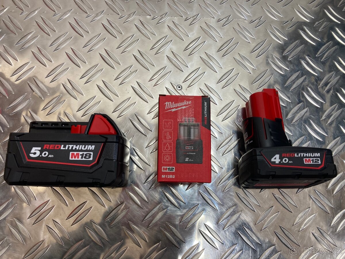 Nabíječky a baterie Milwaukee - 2