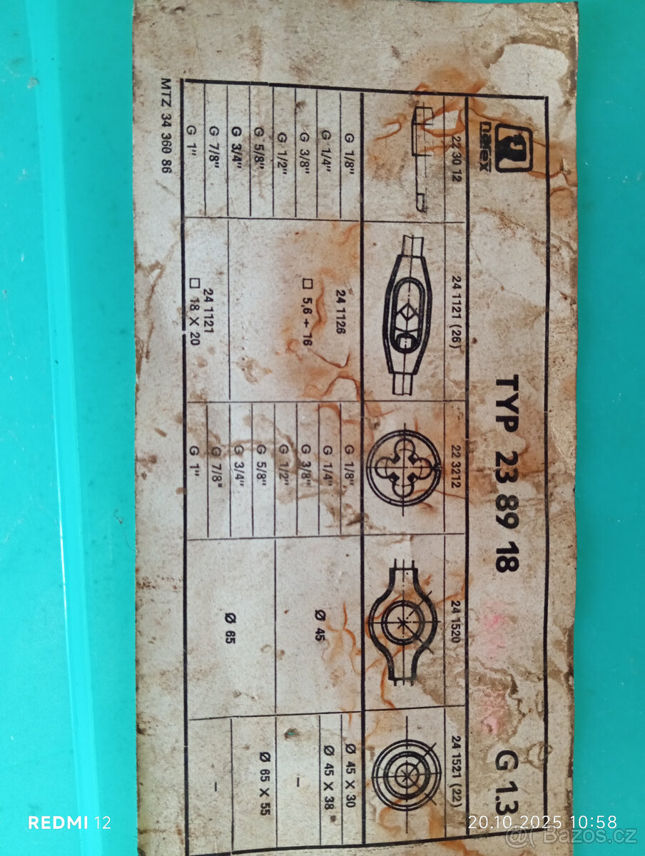 Sada závitníků NAREX TYP 23 89 18 - 2