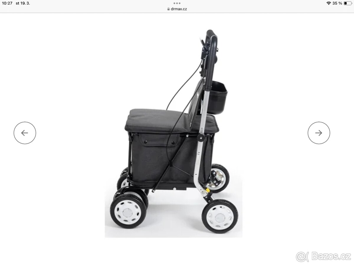 Chodítko Carlett Senior Comfort šedá - 2