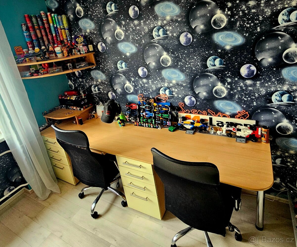 Dětský studentský pokoj nábytek skříně - 2