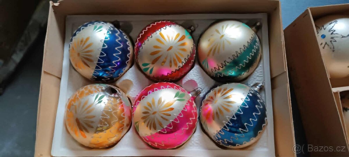 Retro vánoční ozdoby - 2