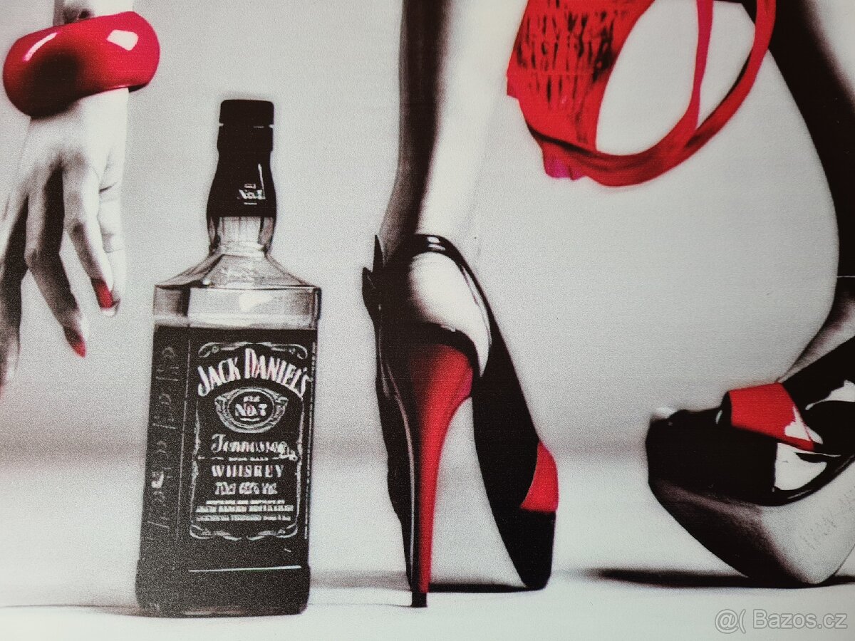 Plechová cedule velká retro 40x30 JD RED - 2