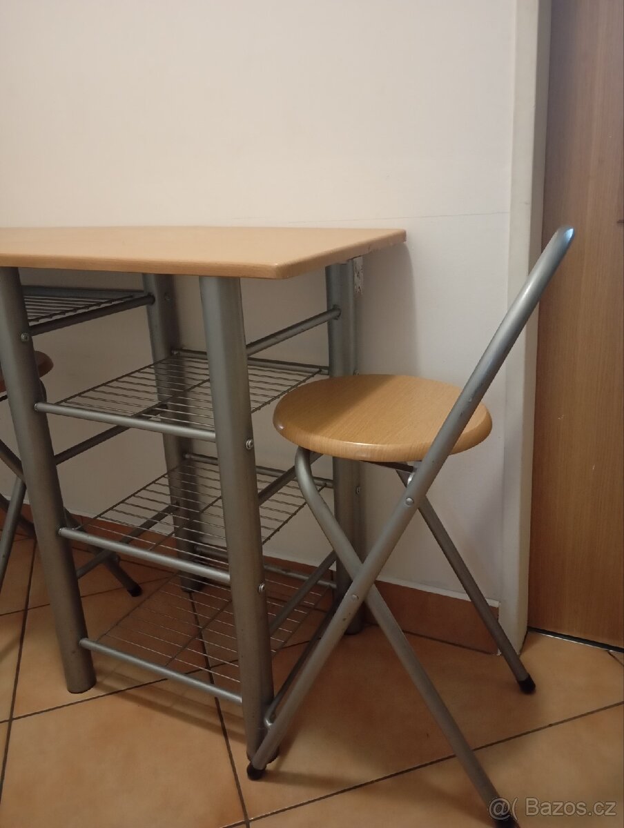 Barová sada stolu a dvou židlí - 2
