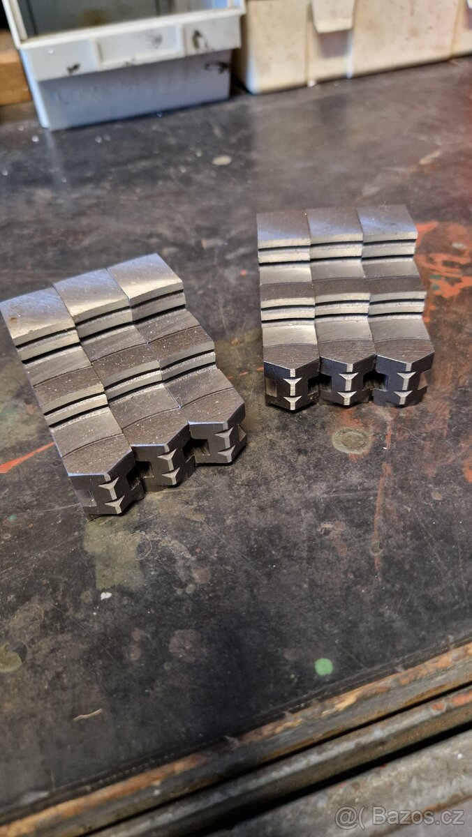 Čelisti na sklíčidlo TOS 160/3 - 2