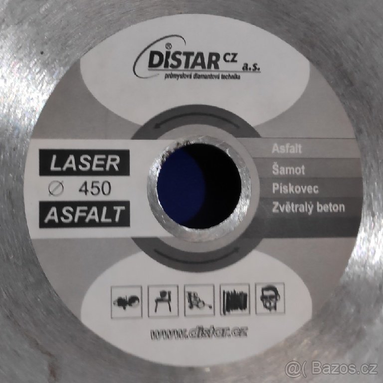 Diamantový řezný kotouč ASFALT LASER průměr 450 - 2