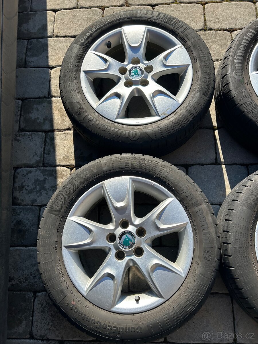 Original Alu kola,sada Skoda fabia,Roomster - 2