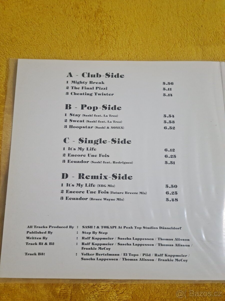 SASH - It's my life (2xLP) - 2