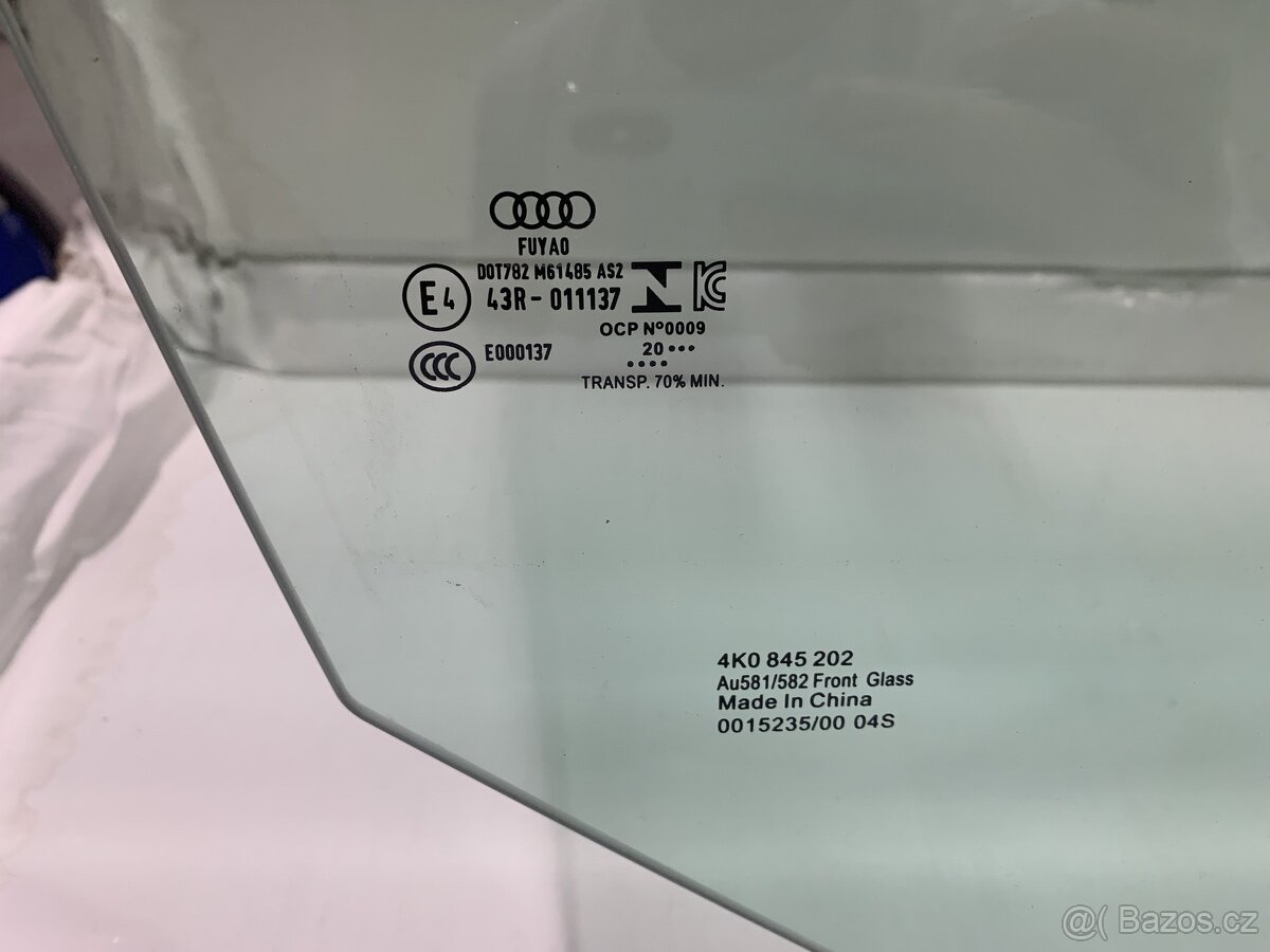 Zánovní přední okna Audi A6 - 2