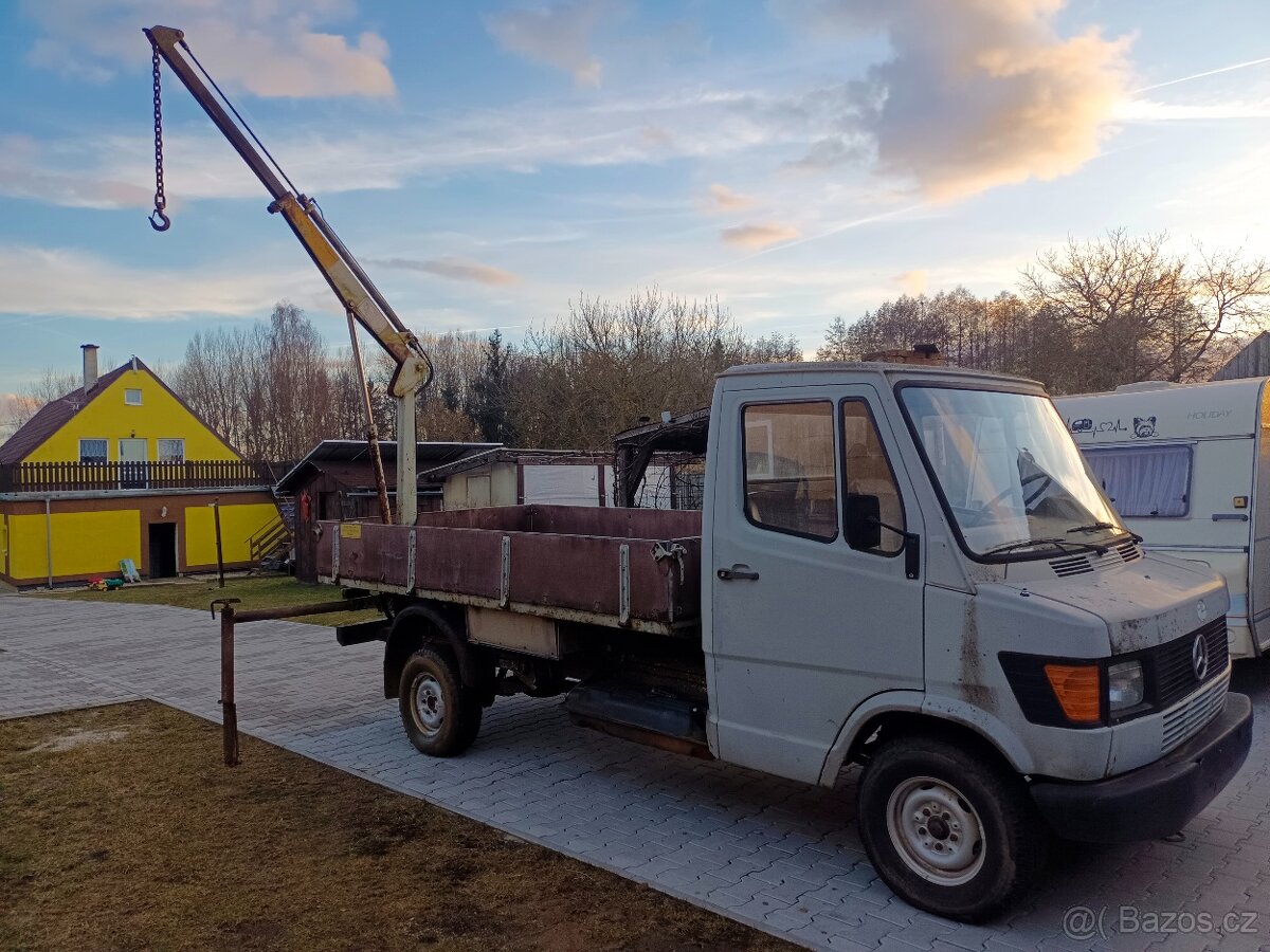 MB 208D, 1978, ORIG nástavba jeřáb - 2