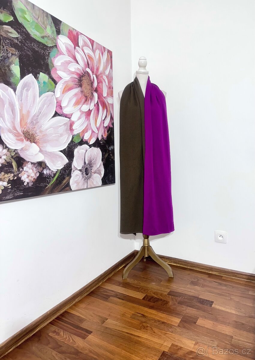 YVES SAINT LAURENT Vlněná Šála - 2