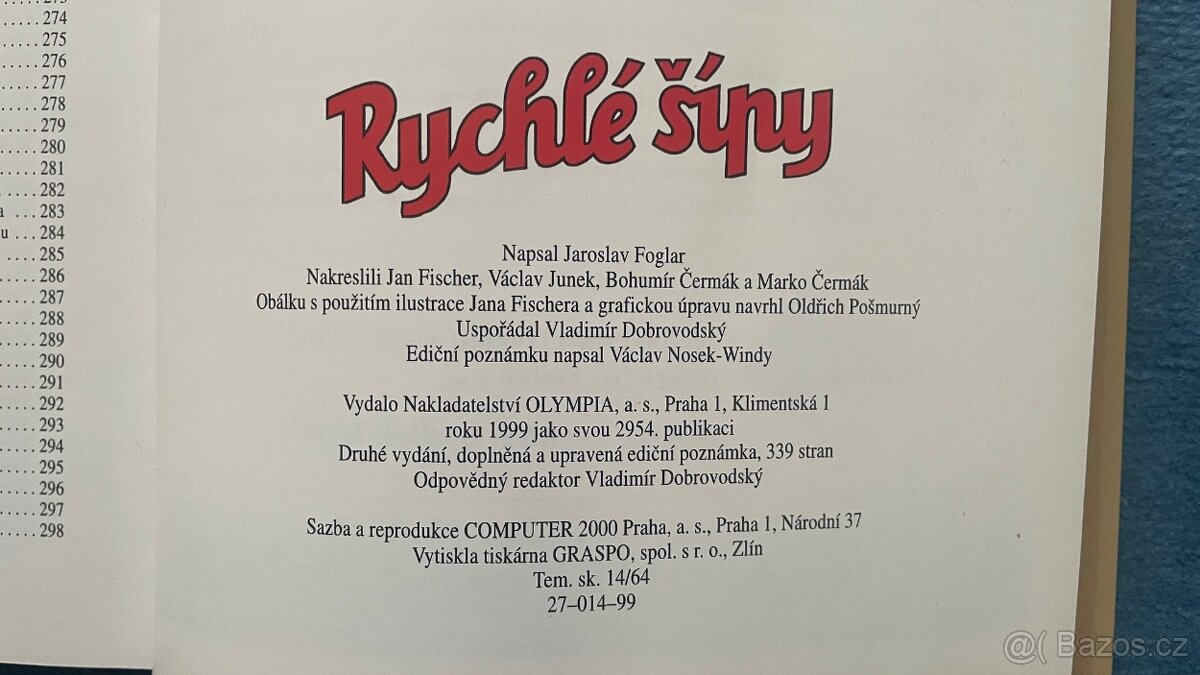 Rychlé šípy r.v. 1999 - 2
