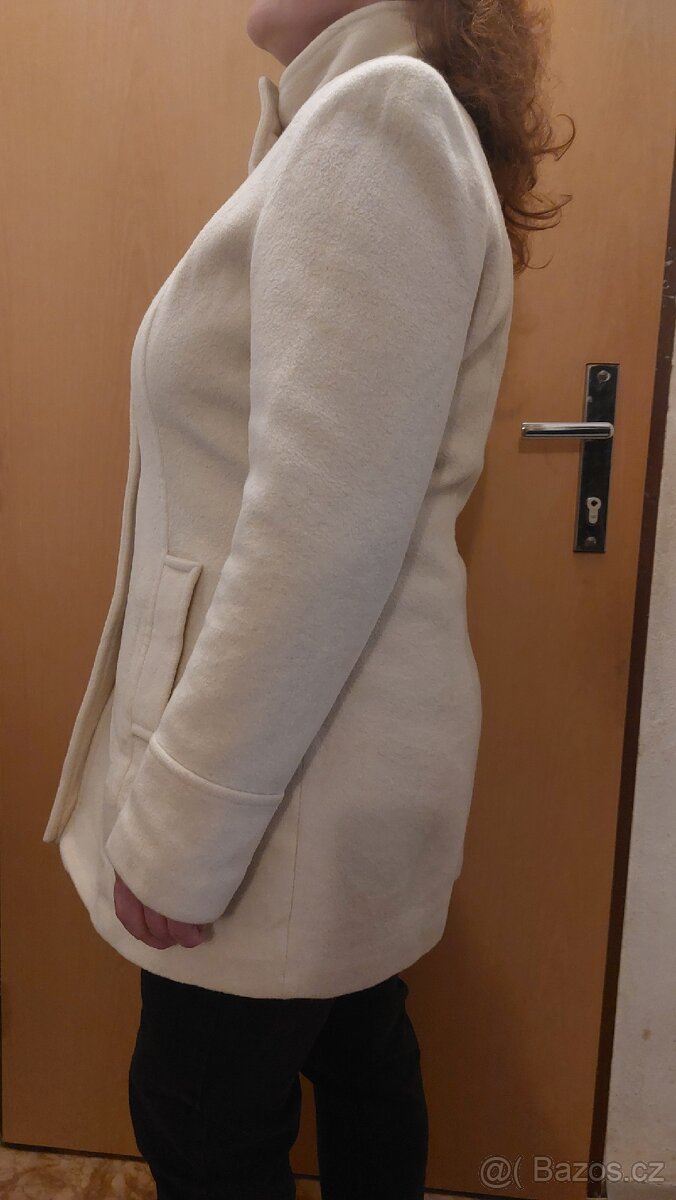 Béžový flaušový kabátek - 2