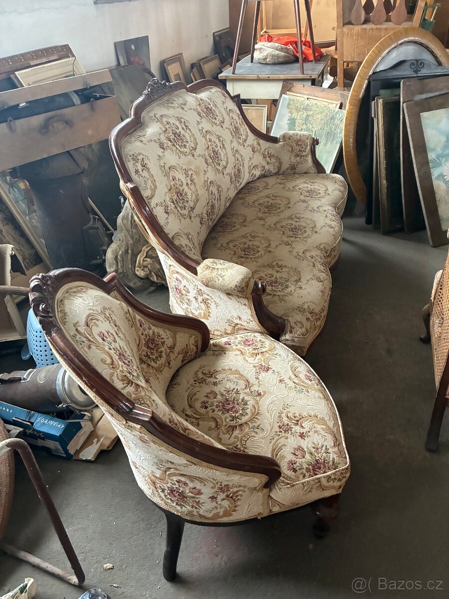 Thonet sedací souprava ratan - 2