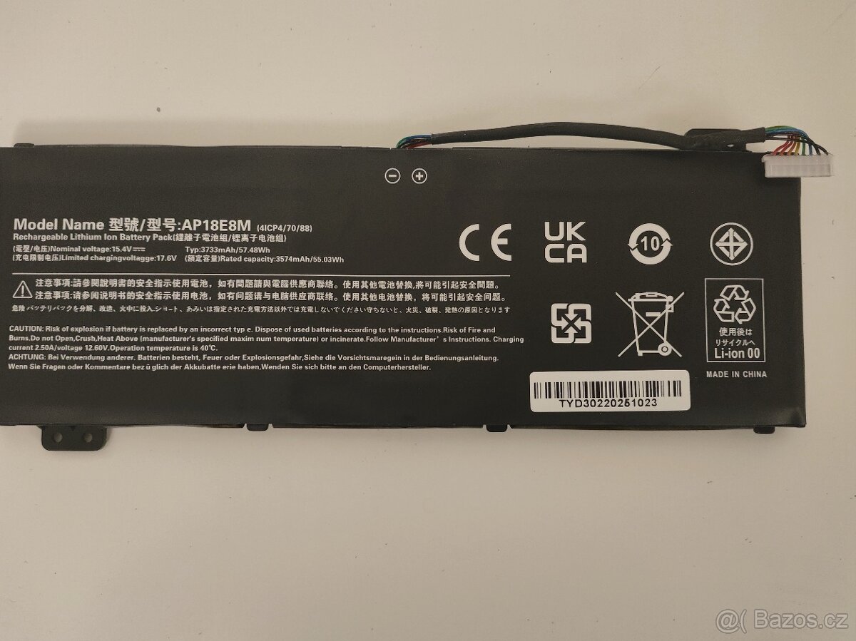 #160 Notebooková batéria AP18E8M – 15.4V ~57Wh - 2