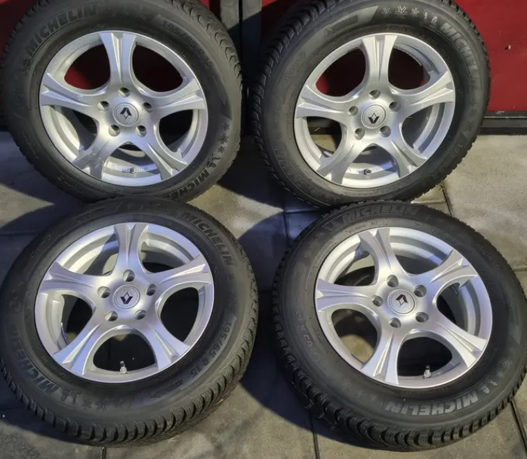 15"ZIMNÍ OBUTÁ KOLA 5x114.3,RENAULT SCENIC-3+ČIDLA - 2