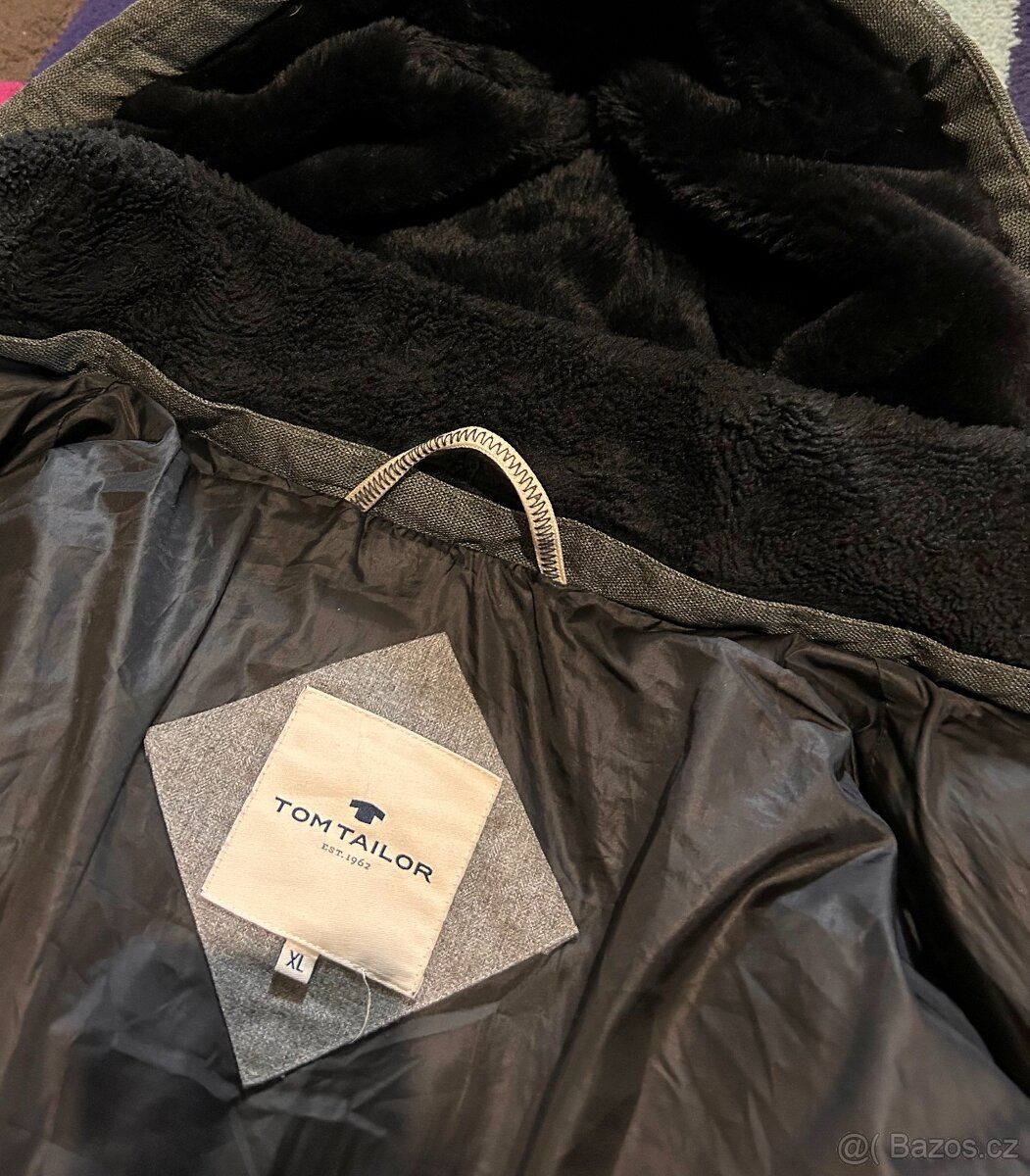 TOM TAILOR ZIMNÍ STYLOVÁ PÁNSKÁ EXTRA TEPLÁ BUNDA XL-XXL - 2