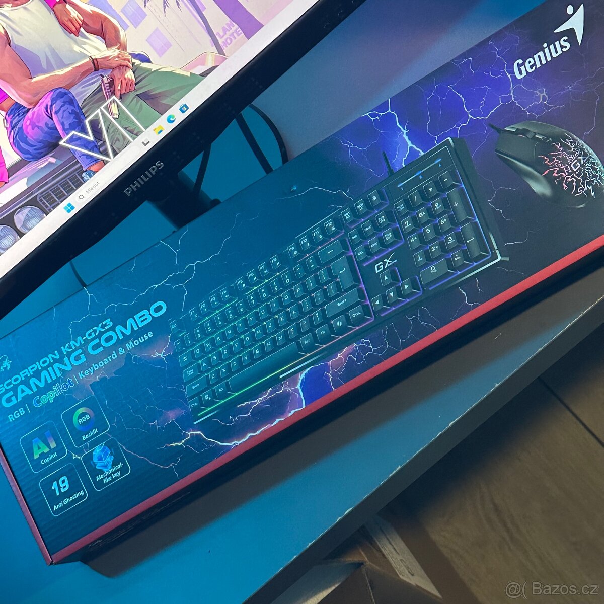 HERNÍ počítač + monitor + klávesnice a myš. (SSD + HDD) - 2