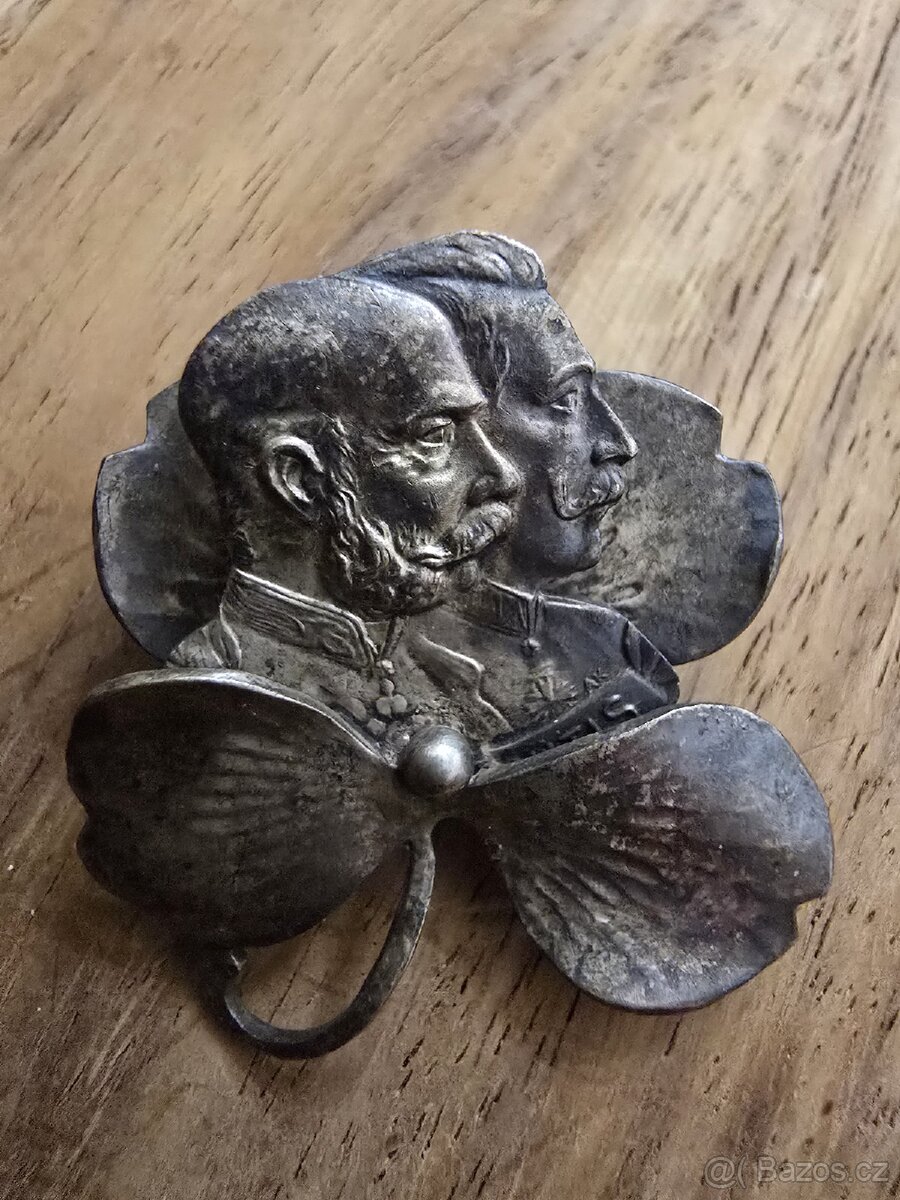 ODZNAK PATRIOTKA ČTYŘLÍSTEK - FRANTIŠEK JOSEF RU - 2