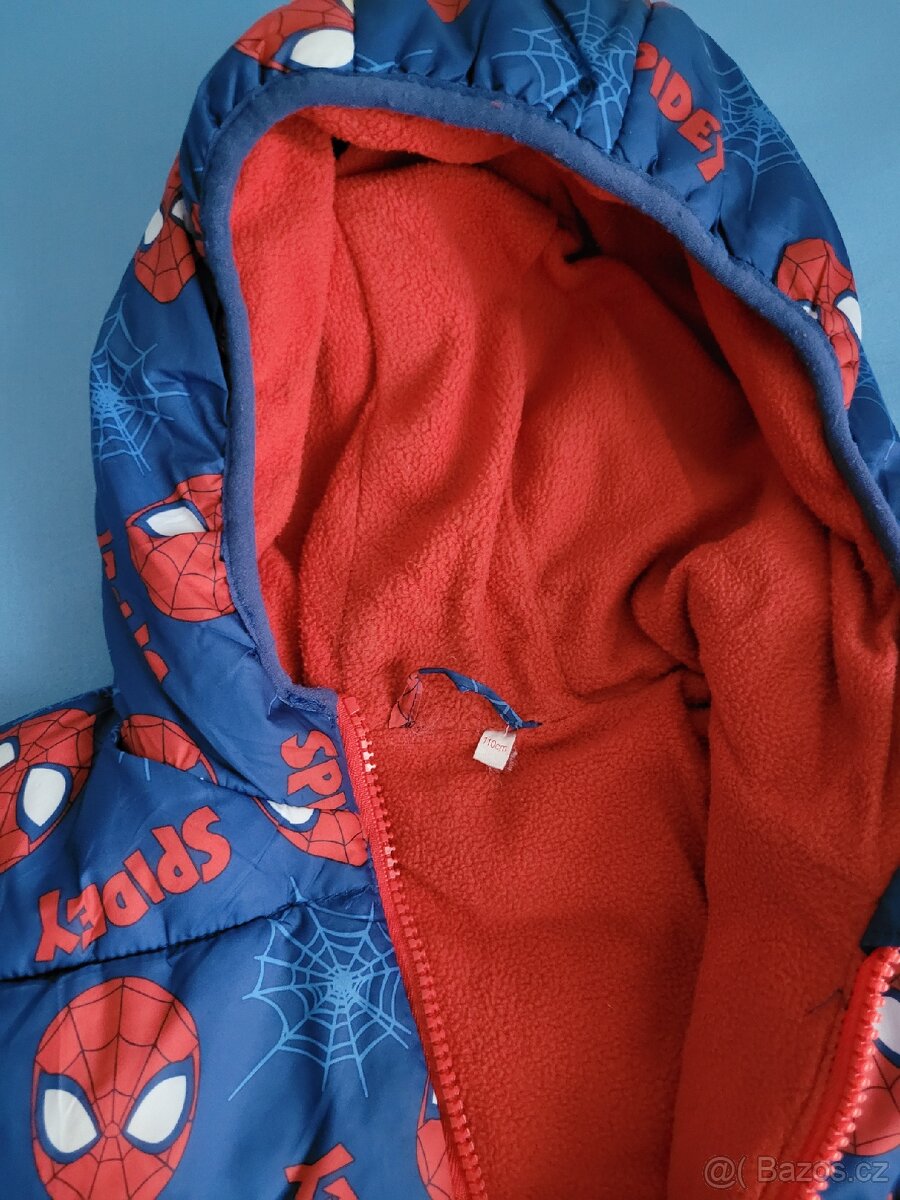 Prošívaná bunda Pepco Spiderman vel. 110 - 2