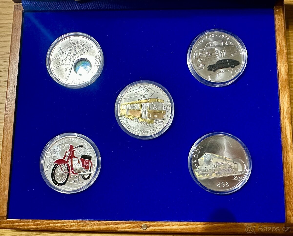 Kompletní sada série Slavné dopravní prostředky BK - 2