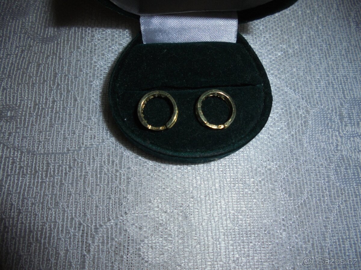 Prodám dětské zlaté náušnice - 2