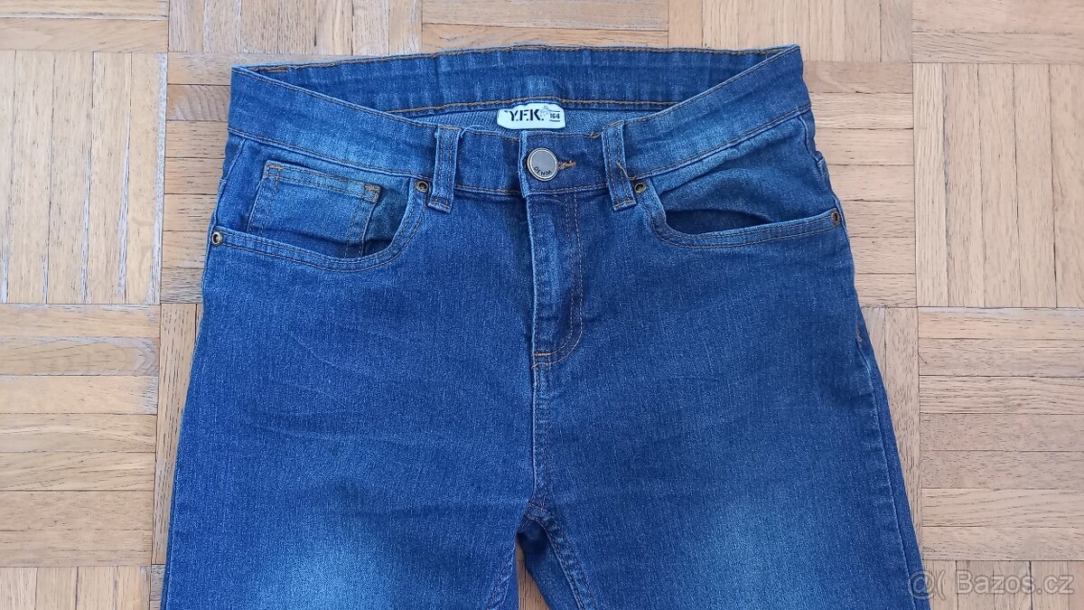 Džíny/rifle/kalhoty pro kluky Y.F.K. 158 - 2