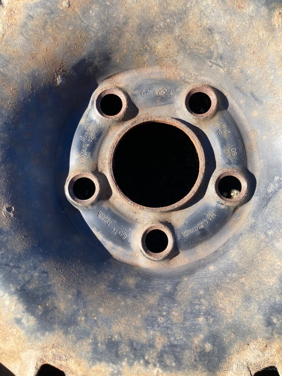 Plechové disky 5x100 r14 - 2