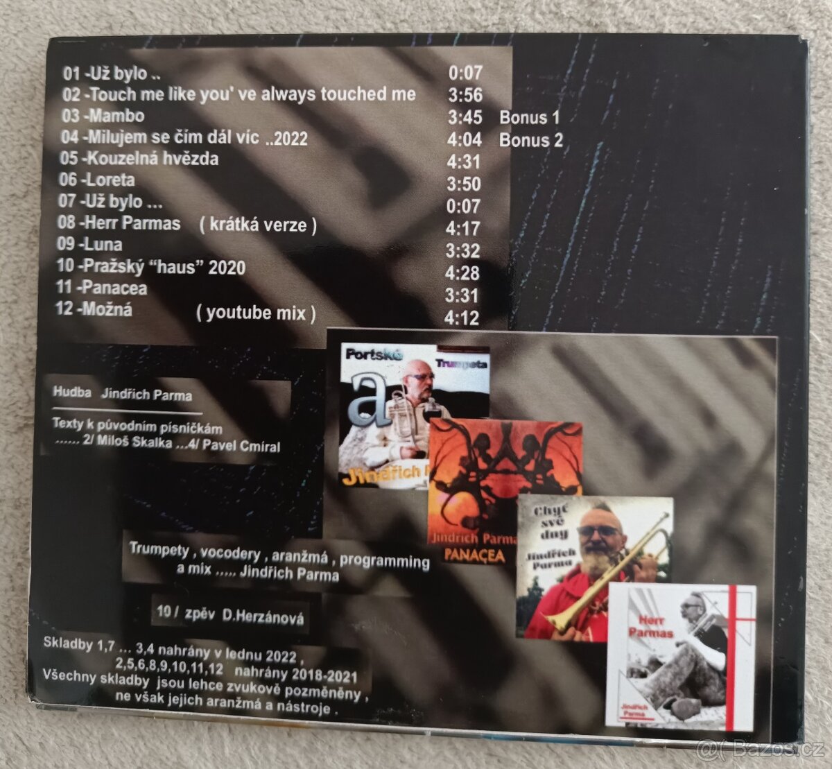 Prodám CD JINDŘICH PARMA - UŽ BYLO...VOL.1 - 2
