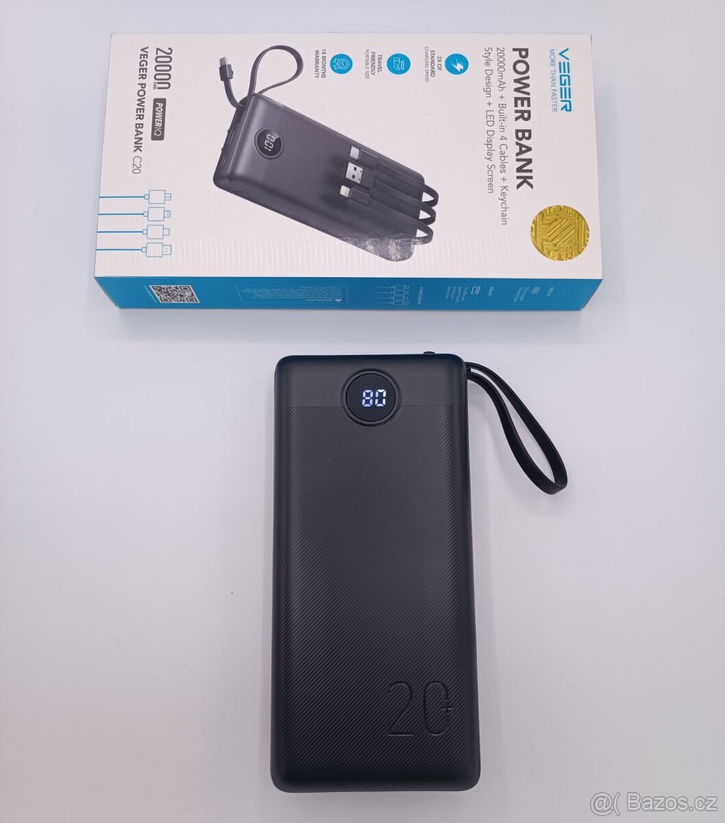 Powerbanka VEGER C20 – 20 000 mAh NEW SUPER CENA - 2