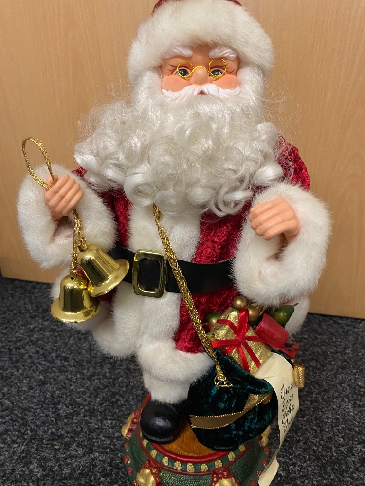 Dekorativní vánoční Santa Claus hraje/tančí - 2